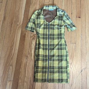 90s style mini dress